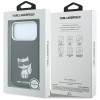 Karl Lagerfeld Smooth Choupette Sketch MagSafe Case for iPhone 18 Pro Max / 17 Pro Max - Black