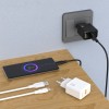 Dudao A23TEU 2.4A GaN USB-A Wall Charger with USB-A - USB-C Cable - Black Dudao A23TEU 2.4A GaN USB-A Wall Charger with USB-A - USB-C Cable - Black