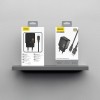 Dudao A23TEU 2.4A GaN USB-A Wall Charger with USB-A - USB-C Cable - Black Dudao A23TEU 2.4A GaN USB-A Wall Charger with USB-A - USB-C Cable - Black