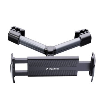 Wozinsky WUU-CHZ19 universal headrest car holder for phone and tablet - black
