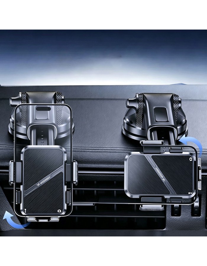Wozinsky WUS-CF29 3-in-1 Car Holder for Dashboard, Windshield and Air Vent - Black Wozinsky WUS-CF29 3-in-1 Car Holder for Dashboard, Windshield and Air Vent - Black