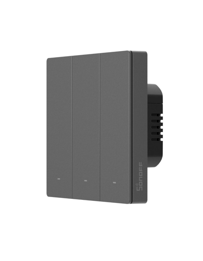 Sonoff M5 Matter WiFi Smart Wall Mechanical Switch 3-Button Grey Sonoff M5 Matter WiFi Smart Wall Mechanical Switch 3-Button Grey