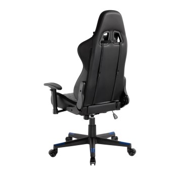 Lumivida Gaming Chair with Headrest, Lumbar Support & RGB Lights CH06-30 Black