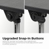 Lumivida Computer Tray Desk Multi-Purpose Foldable Ergonomic 60x34cm LPD01-7 Black