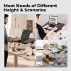 Lumivida Computer Tray Desk Multi-Purpose Foldable Ergonomic 60x34cm LPD01-7 Black