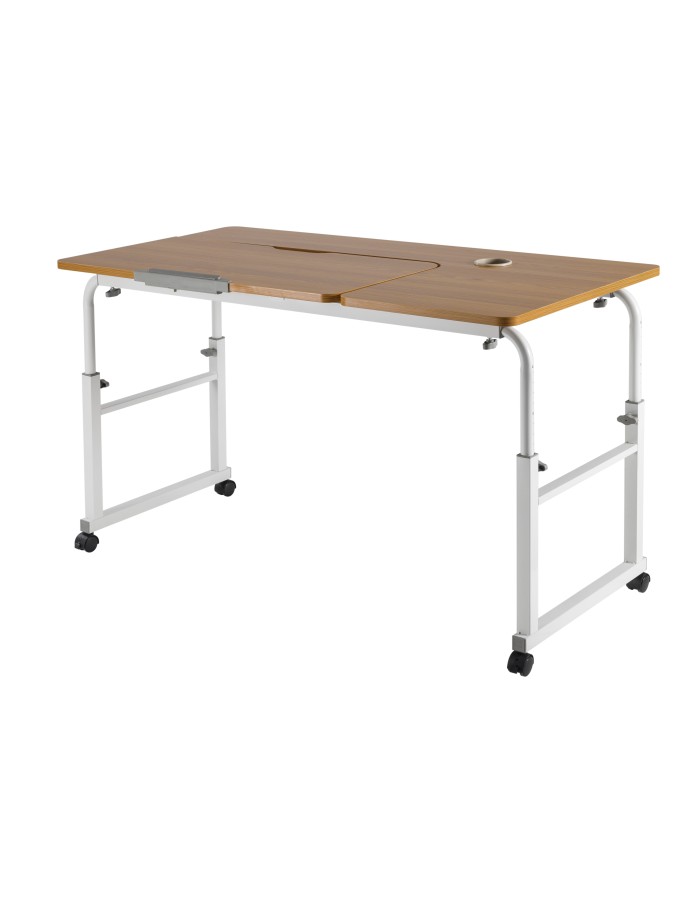 Lumivida Computer Tray Desk Mobile Height & Width Adjustable 60x1200cm FWS10-2