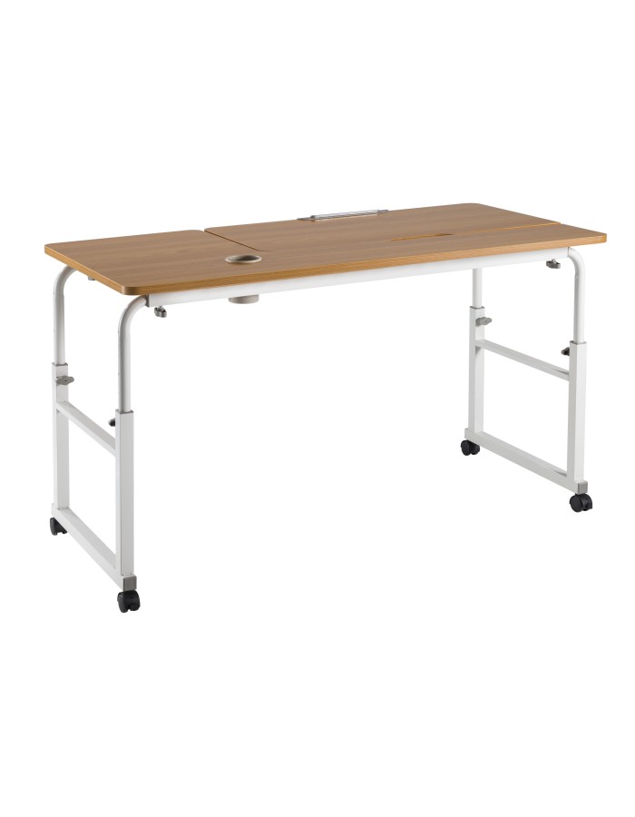 Lumivida Computer Tray Desk Mobile Height & Width Adjustable 60x1200cm FWS10-2