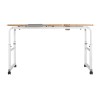 Lumivida Computer Tray Desk Mobile Height & Width Adjustable 60x1200cm FWS10-2