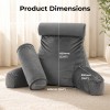Lumivida Ergonomic Reading Pillow with Arm Rests & Removcable Covers 40x33x60cm RLC02-2