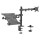 Brateck Monitor Mount Dual with Laptop Tray LDT66-C024ML Brateck Monitor Mount Dual with Laptop Tray LDT66-C024ML
