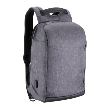 Lumivida Backpack Gray 15.6'' USB Port Anti-Theft Water-Resistant BKPK01-26