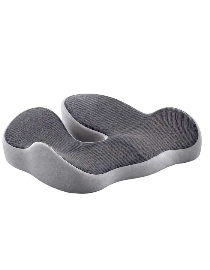 Lumivida Ergonomic Seat Cushion with Memory Foam, Hollow Area & Anti-Slip Bottom RLC06-19