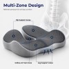 Lumivida Ergonomic Seat Cushion with Memory Foam, Hollow Area & Anti-Slip Bottom RLC06-19
