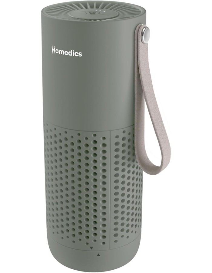 Homedics Air Purifier 3-in-1 Rechargeable WHISPER PURE MINI Green Homedics Air Purifier 3-in-1 Rechargeable WHISPER PURE MINI Green