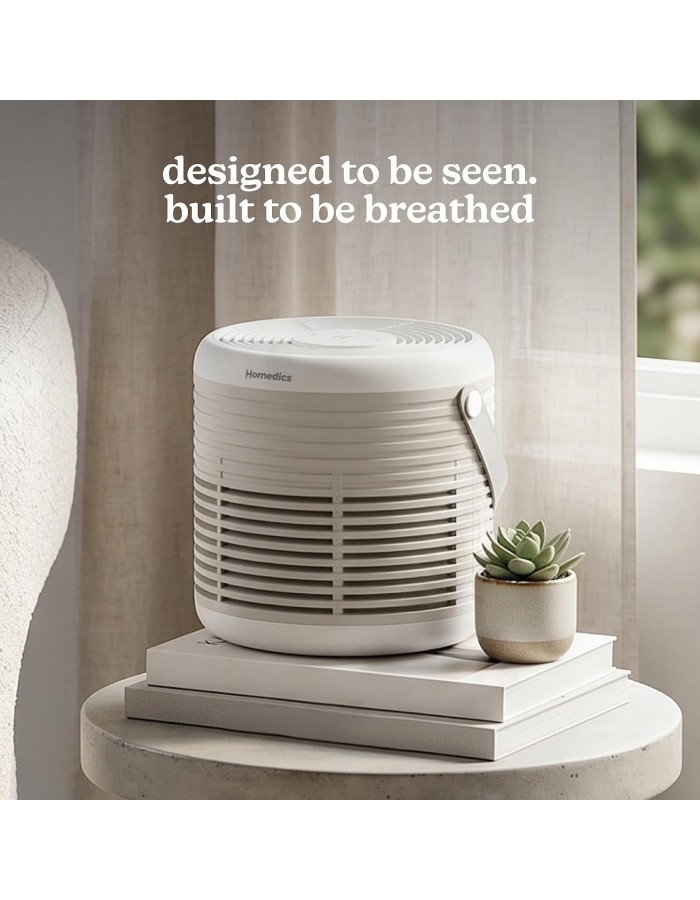 Homedics Air Purifier 3-in-1 Rechargeable WHISPER PURE COMFORT Beige Homedics Air Purifier 3-in-1 Rechargeable WHISPER PURE COMFORT Beige