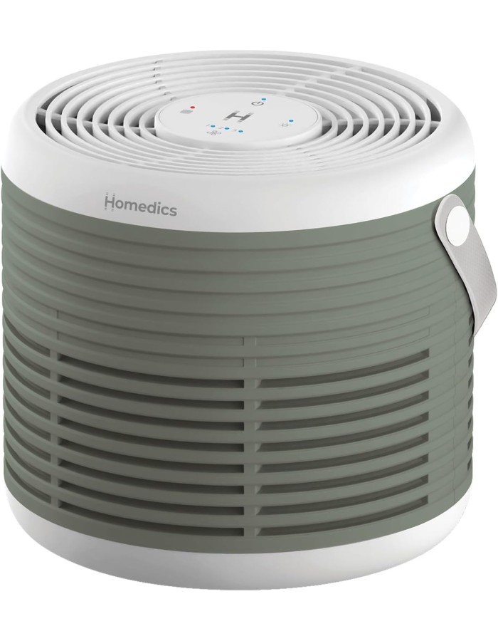 Homedics Air Purifier 3-in-1 Rechargeable WHISPER PURE COMFORT Green