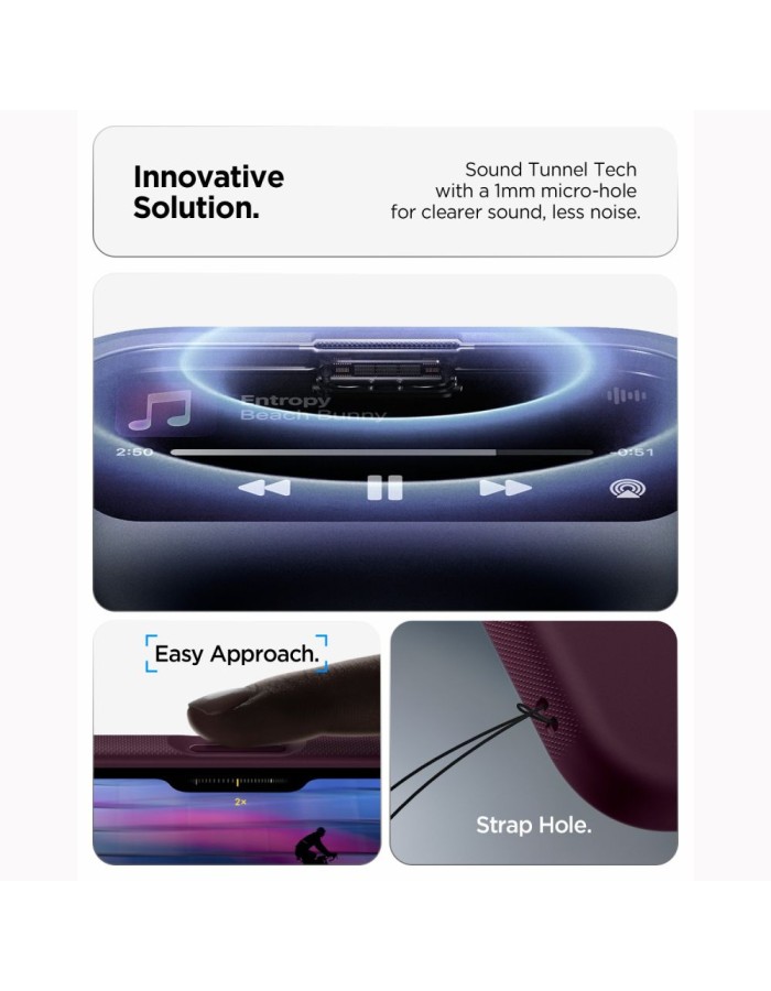 Spigen Nano Pop MagSafe case for iPhone 18 Pro / 17 Pro - dark cherry Spigen Nano Pop MagSafe case for iPhone 18 Pro / 17 Pro - dark cherry