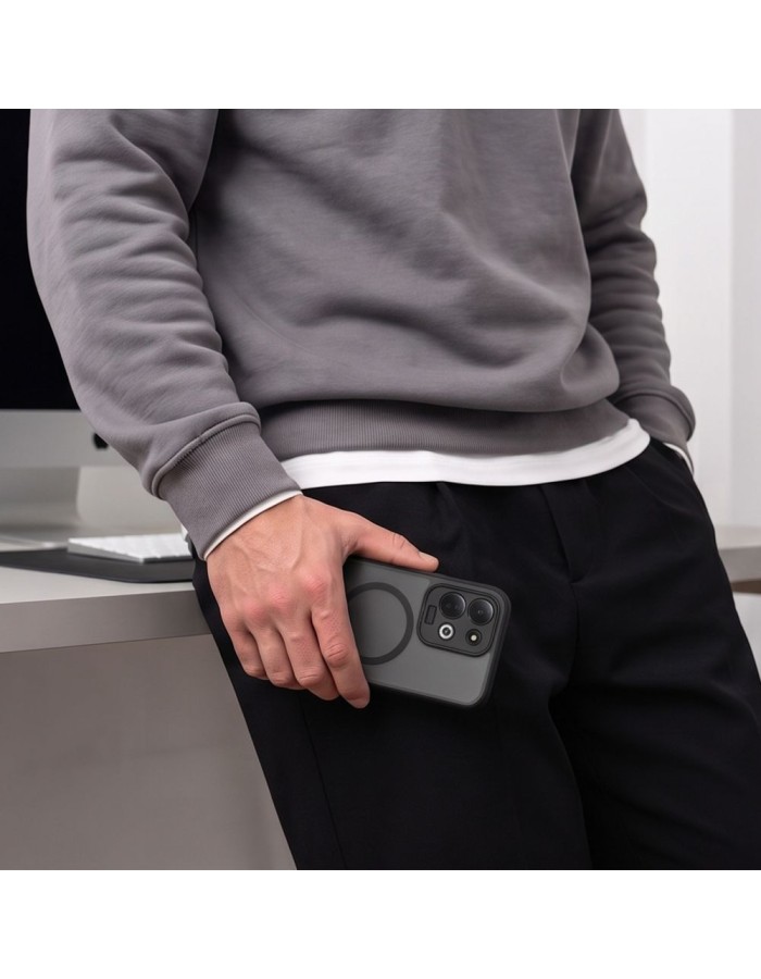 Tech-Protect Magmat MagSafe Case for Xiaomi Redmi 17 4G / 17 5G - Matte Black