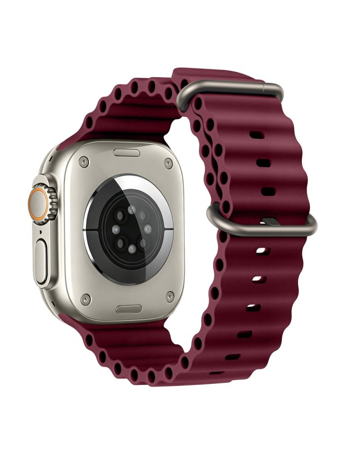 Tech-Protect Iconband Pro strap for Apple Watch 44 / 45 / 46 / 49 mm - burgundy Tech-Protect Iconband Pro strap for Apple Watch 44 / 45 / 46 / 49 mm - burgundy