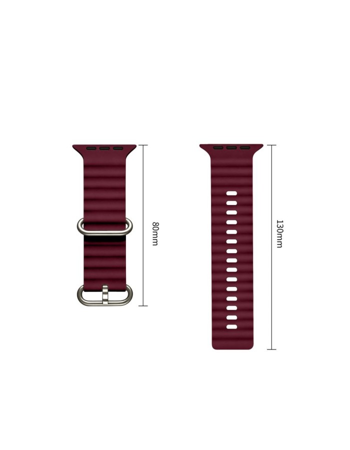 Tech-Protect Iconband Pro strap for Apple Watch 44 / 45 / 46 / 49 mm - burgundy Tech-Protect Iconband Pro strap for Apple Watch 44 / 45 / 46 / 49 mm - burgundy