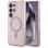 Guess Glitter Circle Classic Logo MagSafe case for Samsung Galaxy S25 Ultra - pink