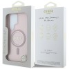 Guess Glitter Circle Classic Logo MagSafe case for Samsung Galaxy S25 Ultra - pink Guess Glitter Circle Classic Logo MagSafe case for Samsung Galaxy S25 Ultra - pink