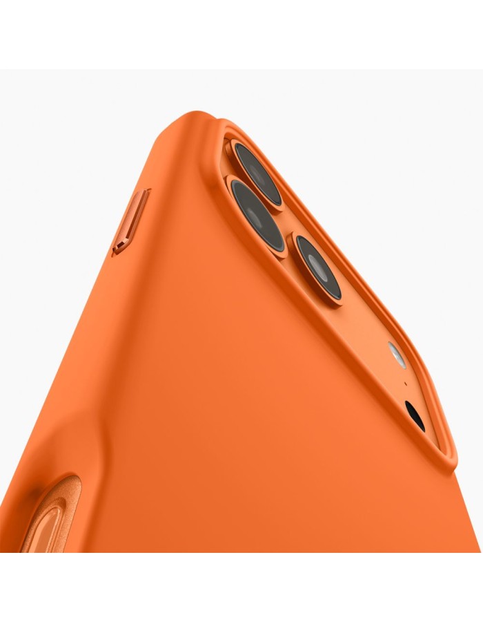 Spigen Silicone Fit Mag MagSafe Case for iPhone 17 Pro Max - Orange Spigen Silicone Fit Mag MagSafe Case for iPhone 17 Pro Max - Orange