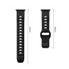 Tech-Protect Silicone Line Strap for Apple Watch 44 / 45 / 46 / 49 mm - Black Tech-Protect Silicone Line Strap for Apple Watch 44 / 45 / 46 / 49 mm - Black