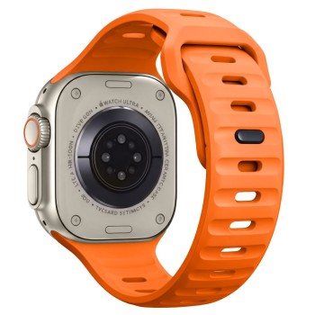 Tech-Protect Silicone Line Strap for Apple Watch 44 / 45 / 46 / 49 mm - Orange Tech-Protect Silicone Line Strap for Apple Watch 44 / 45 / 46 / 49 mm - Orange