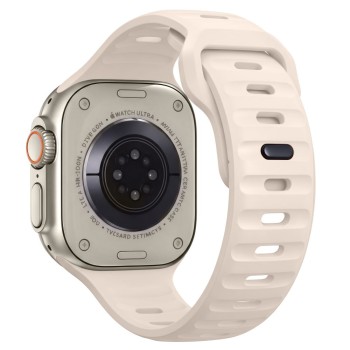 Tech-Protect Silicone Line Strap for Apple Watch 44 / 45 / 46 / 49 mm - Beige Tech-Protect Silicone Line Strap for Apple Watch 44 / 45 / 46 / 49 mm - Beige