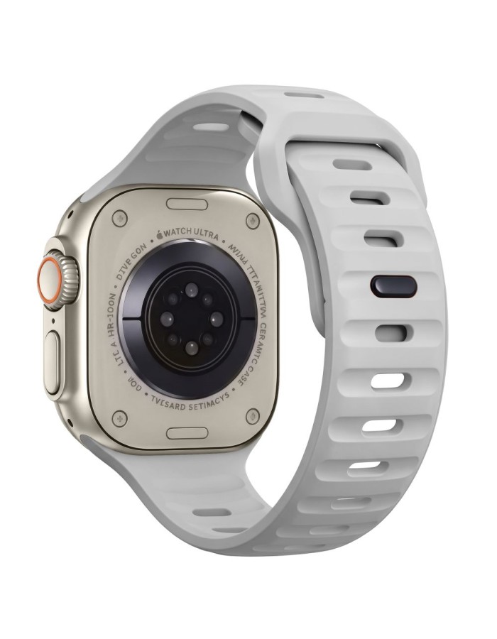 Tech-Protect Silicone Line Strap for Apple Watch 44 / 45 / 46 / 49 mm - Gray Tech-Protect Silicone Line Strap for Apple Watch 44 / 45 / 46 / 49 mm - Gray