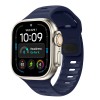Tech-Protect Silicone Line Strap for Apple Watch 44 / 45 / 46 / 49 mm - Navy Blue