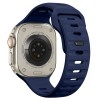 Tech-Protect Silicone Line Strap for Apple Watch 44 / 45 / 46 / 49 mm - Navy Blue