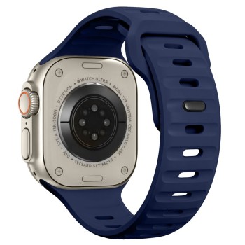 Tech-Protect Silicone Line Strap for Apple Watch 44 / 45 / 46 / 49 mm - Navy Blue Tech-Protect Silicone Line Strap for Apple Watch 44 / 45 / 46 / 49 mm - Navy Blue