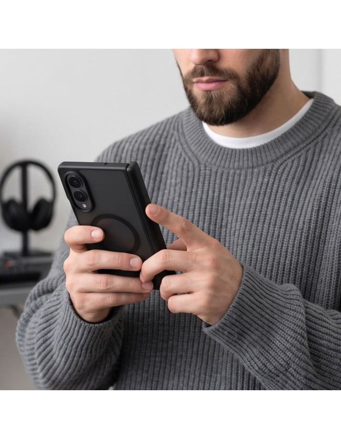 Tech-Protect MagPeak MagSafe Case for Samsung Galaxy Z Fold 8 - Matte Black Tech-Protect MagPeak MagSafe Case for Samsung Galaxy Z Fold 8 - Matte Black