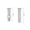 Tech-Protect Silicone Strap for Apple Watch 40/41/42 mm - Gray Tech-Protect Silicone Strap for Apple Watch 40/41/42 mm - Gray