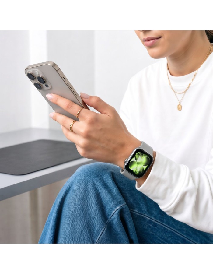 Tech-Protect Silicone Strap for Apple Watch 40/41/42 mm - Gray Tech-Protect Silicone Strap for Apple Watch 40/41/42 mm - Gray