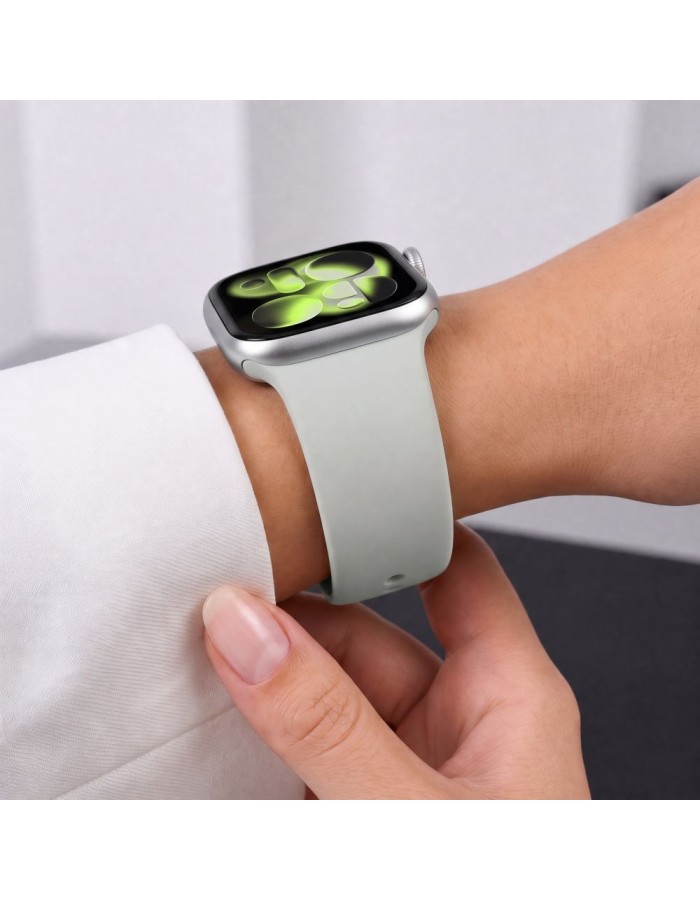 Tech-Protect Silicone Strap for Apple Watch 40/41/42 mm - Gray Tech-Protect Silicone Strap for Apple Watch 40/41/42 mm - Gray