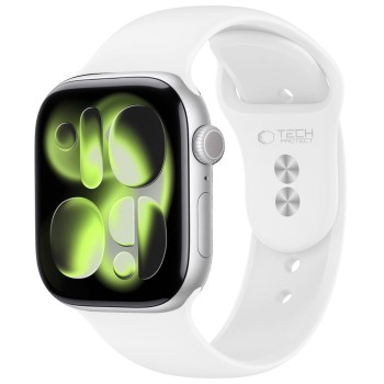 Tech-Protect Silicone Strap for Apple Watch 40 / 41 / 42 mm - White