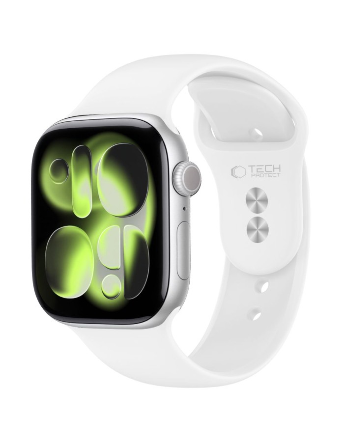 Tech-Protect Silicone Strap for Apple Watch 40 / 41 / 42 mm - White Tech-Protect Silicone Strap for Apple Watch 40 / 41 / 42 mm - White