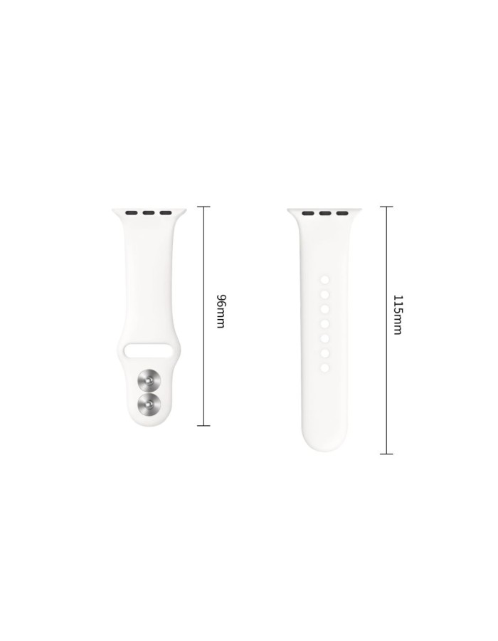 Tech-Protect Silicone Strap for Apple Watch 40 / 41 / 42 mm - White Tech-Protect Silicone Strap for Apple Watch 40 / 41 / 42 mm - White