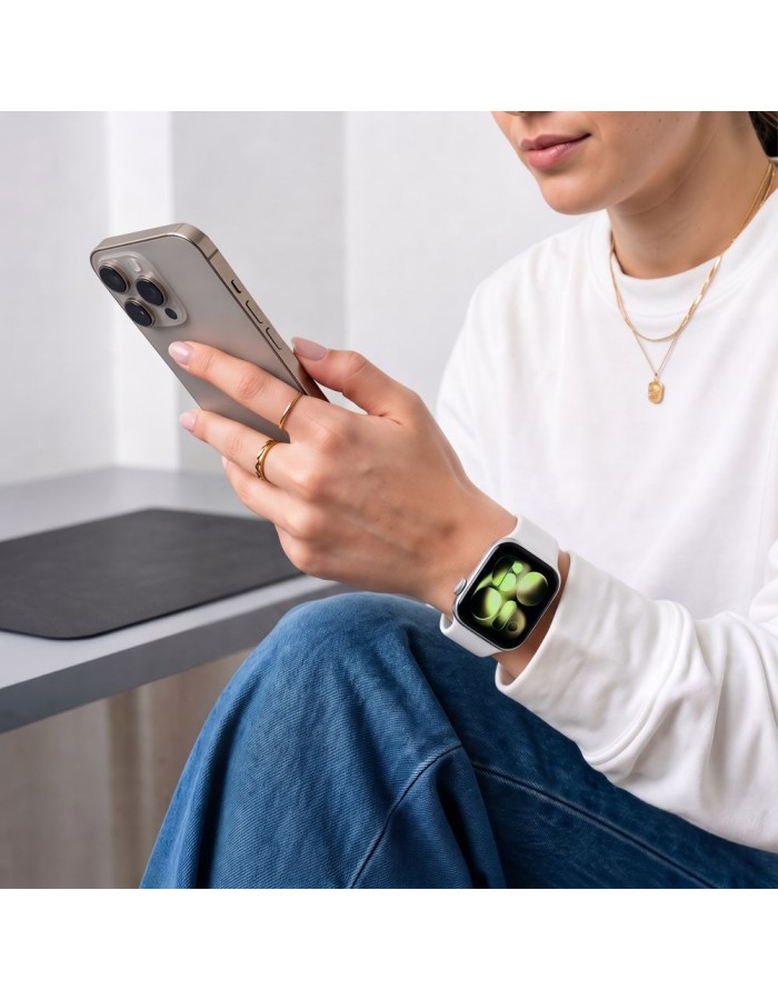 Tech-Protect Silicone Strap for Apple Watch 40 / 41 / 42 mm - White Tech-Protect Silicone Strap for Apple Watch 40 / 41 / 42 mm - White