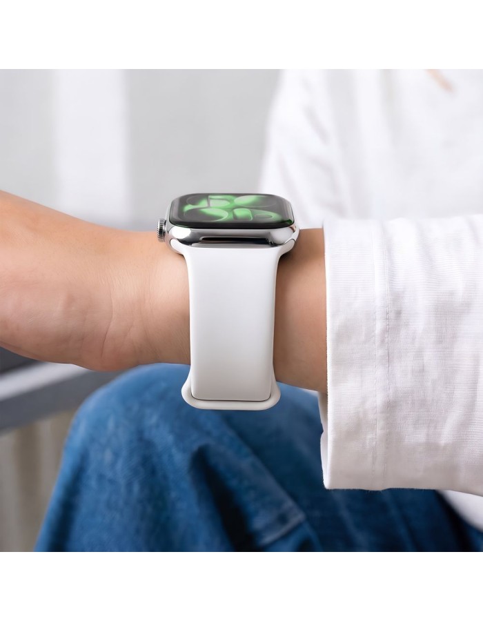 Tech-Protect Silicone Strap for Apple Watch 40 / 41 / 42 mm - White Tech-Protect Silicone Strap for Apple Watch 40 / 41 / 42 mm - White
