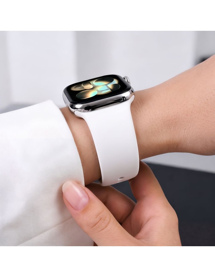 Tech-Protect Silicone Strap for Apple Watch 40 / 41 / 42 mm - White Tech-Protect Silicone Strap for Apple Watch 40 / 41 / 42 mm - White