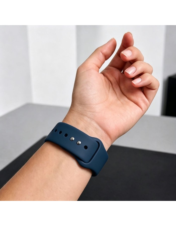 Tech-Protect Silicone Strap for Apple Watch 40/41/42 mm - Navy Blue Tech-Protect Silicone Strap for Apple Watch 40/41/42 mm - Navy Blue