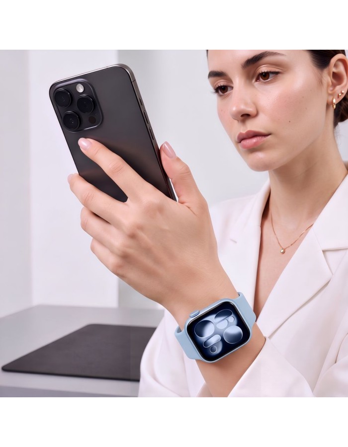 Tech-Protect Silicone Strap for Apple Watch 40/41/42 mm - Blue Tech-Protect Silicone Strap for Apple Watch 40/41/42 mm - Blue