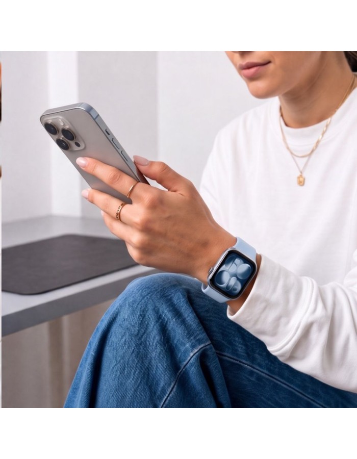 Tech-Protect Silicone strap for Apple Watch 40 / 41 / 42 mm - light blue Tech-Protect Silicone strap for Apple Watch 40 / 41 / 42 mm - light blue