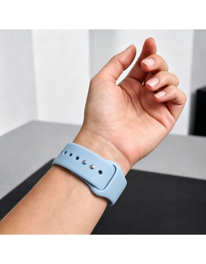 Tech-Protect Silicone strap for Apple Watch 40 / 41 / 42 mm - light blue Tech-Protect Silicone strap for Apple Watch 40 / 41 / 42 mm - light blue