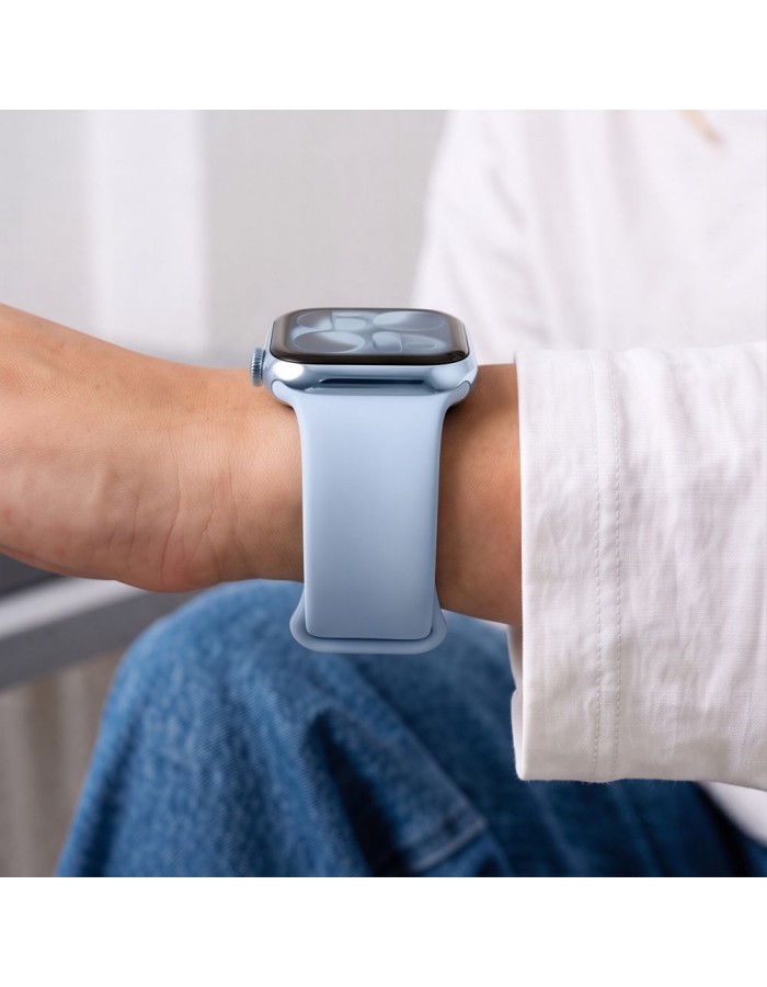 Tech-Protect Silicone strap for Apple Watch 40 / 41 / 42 mm - light blue Tech-Protect Silicone strap for Apple Watch 40 / 41 / 42 mm - light blue