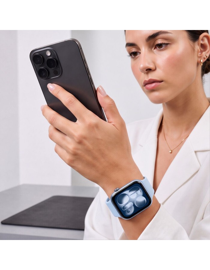 Tech-Protect Silicone strap for Apple Watch 40 / 41 / 42 mm - light blue Tech-Protect Silicone strap for Apple Watch 40 / 41 / 42 mm - light blue